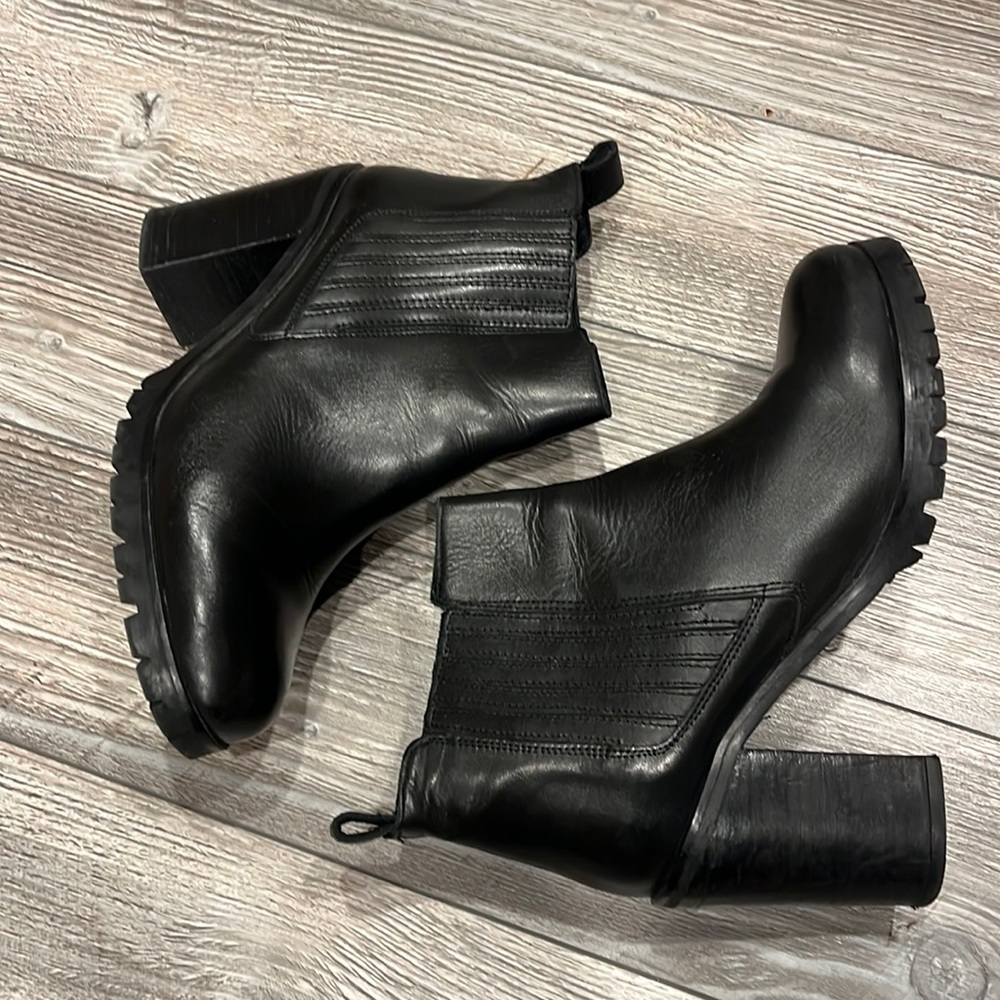 Black stylish boots